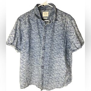 Denim And Flower | Men’s Button up | Size XL | Blue floral | Pre-Owned